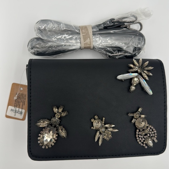 Black rhinestone handbag - Picture 1 of 13